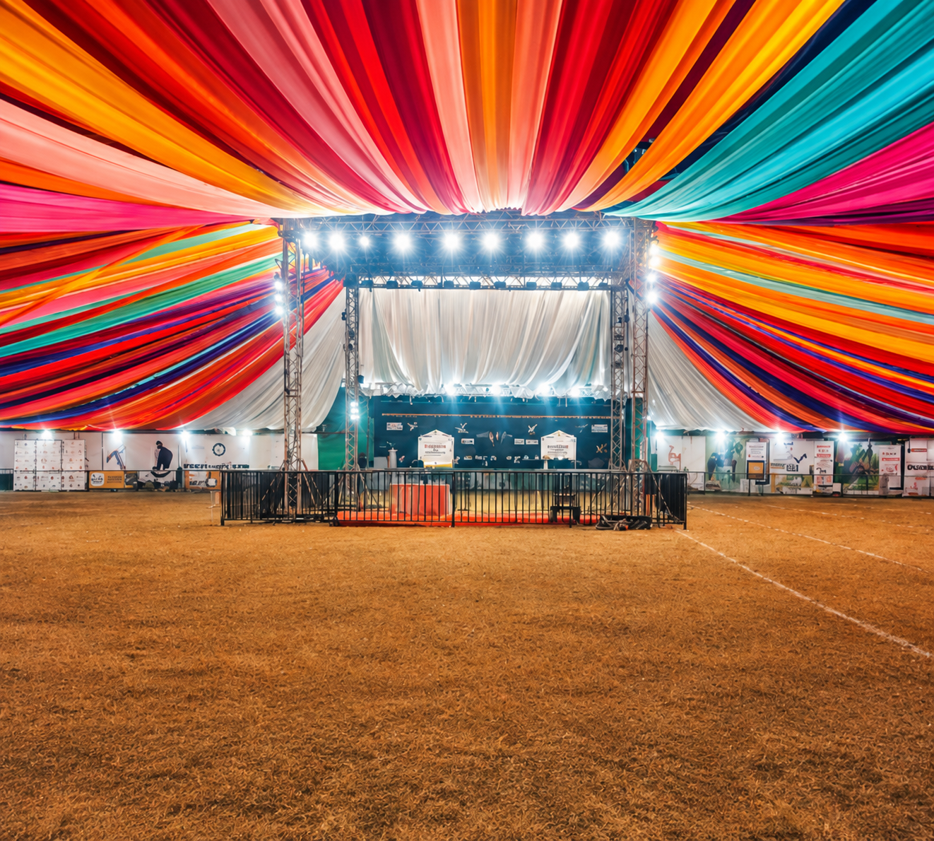 Chetak Festival, Sarangkheda — Stage