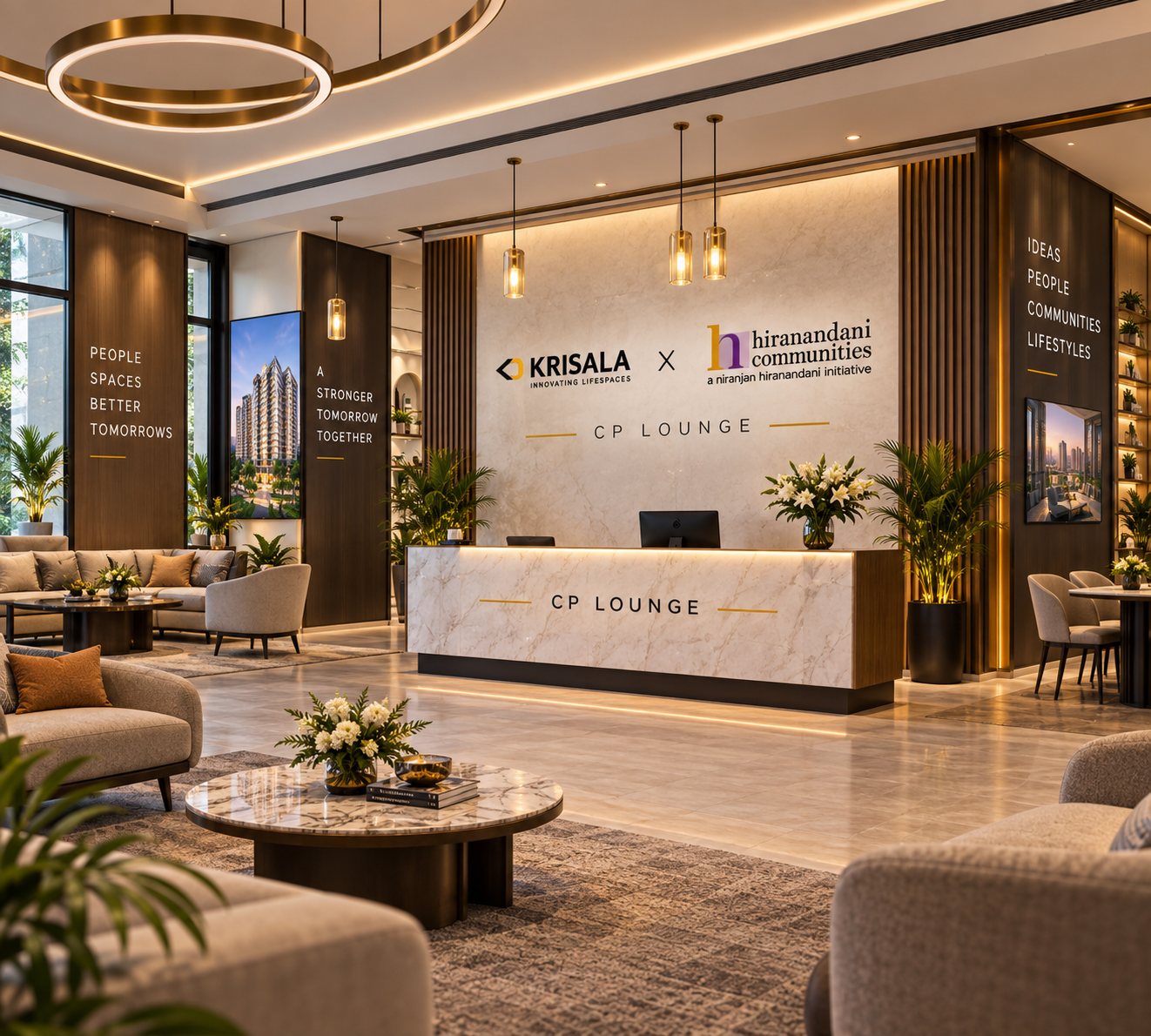 CP Lounge — Krisala x Hiranandani, Interior
